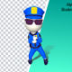 Funny policeman dance - VideoHive Item for Sale