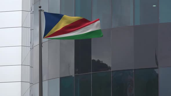 Seychelles Flag Background 2K