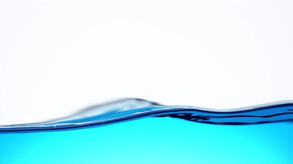 Super Slow Motion Shot of Clear Waving Water Background at 1000 Fps