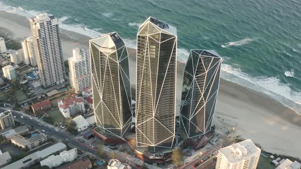 Aerial view of the Gold Coast.