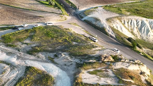 The Cosmic Landscape of Cappadocia aerial view 4 K