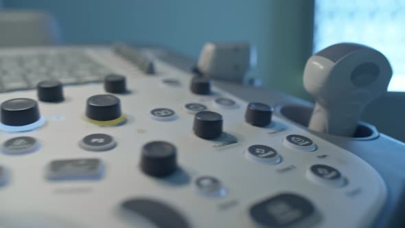 Control Panel of Ultrasound Machine