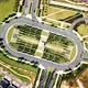 Roundabout- Drone Shot 1 - VideoHive Item for Sale