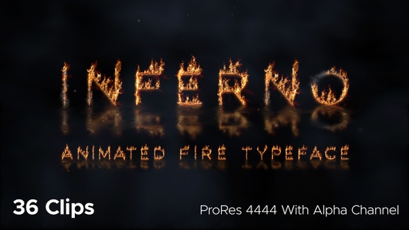 Inferno Typeface - Motion Graphics alt