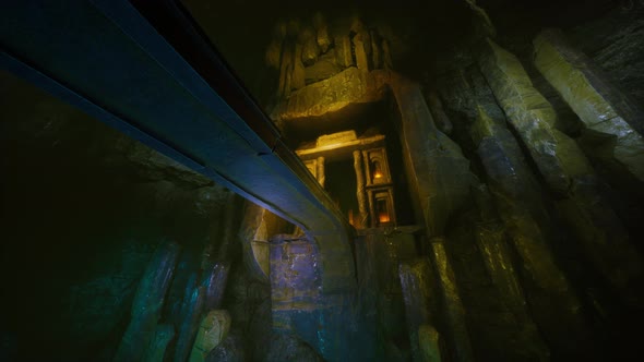 Old Stone Bridge Inside Big Cave alt