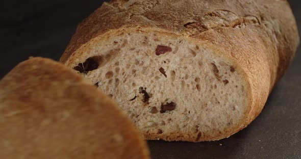 Cut A Piece Of Fresh Bread, Buttery Pastries