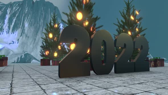3d cinematic new year animation