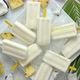 Homemade Vegan Popsicles Made with Coconut Milk and Pineapple - VideoHive Item for Sale