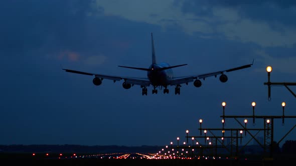 Big Jet Airplane Landing