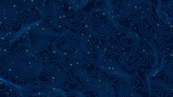 Digital Contour Map 4K 03 alt