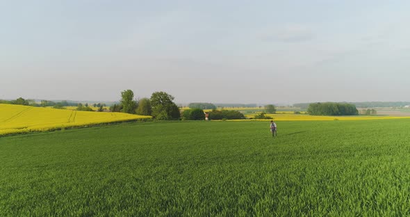 Agricultural Landscape Against Sky