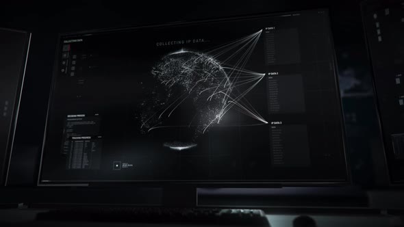 Locating Source Of Computer Hack In High Tech Online Network Scanner Software alt