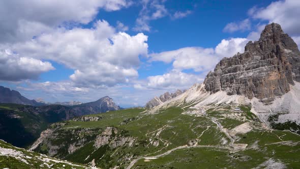 National Nature Park Tre Cime In the Dolomites Alps