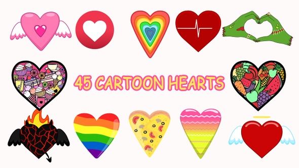 Cartoon Hearts