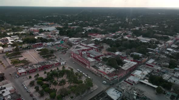 Rotational view over motul yucatan