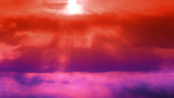 Time Lapse of Purple Cloudy Sky at Sunrise Sky Background