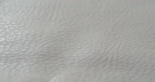 White Leather Closeup