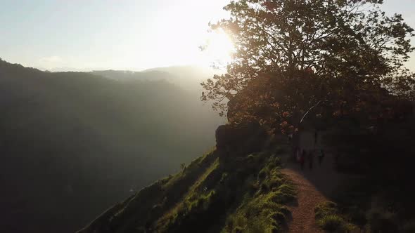 This is a Mavic Pro shot in Ella (Elle) Sri Lanka.We were waiting for the sunset and climbed up aro