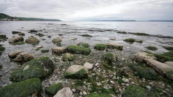 Time lapse of the tide coming in