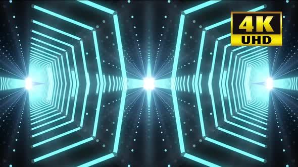 Vj Light Corridor Loop Pack 4k