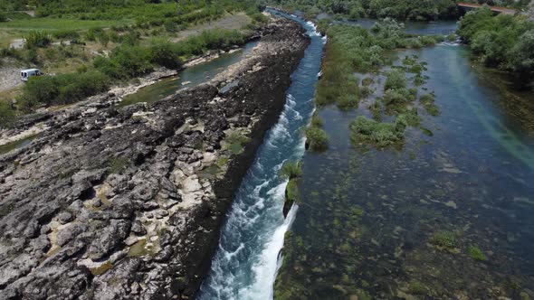 River Aerial Shot V12 - 4K