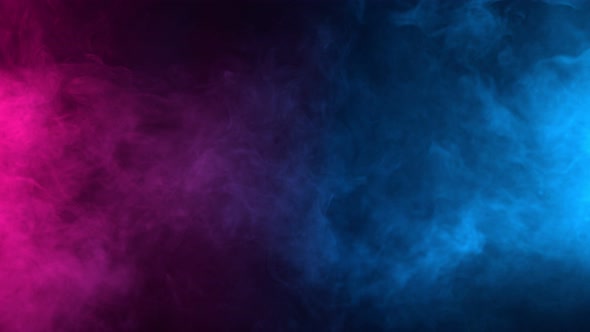 Super Slow Motion Shot of Modern Neon Smoke Abstract Background. alt