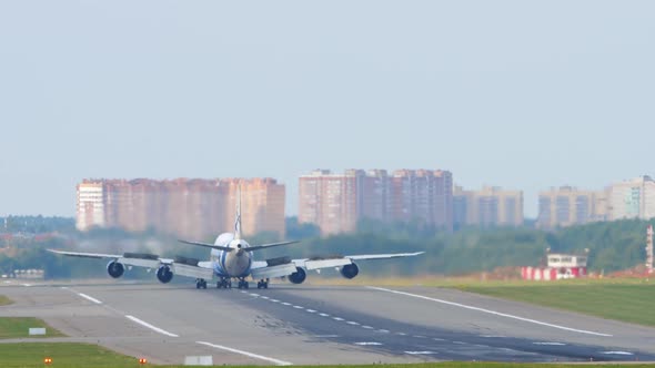 Cargo Aircraft Brakes Rear View