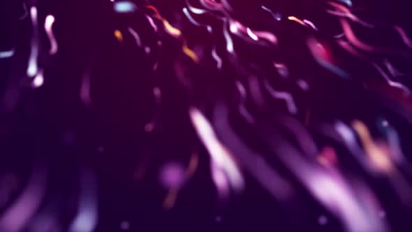 Colorful Lights Particles Motion Graphics Background
