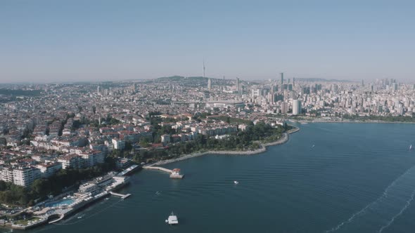Aerial View Of Istanbul And The Sea 2