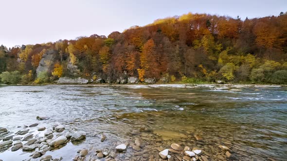 Mountain River Rapids Running Water