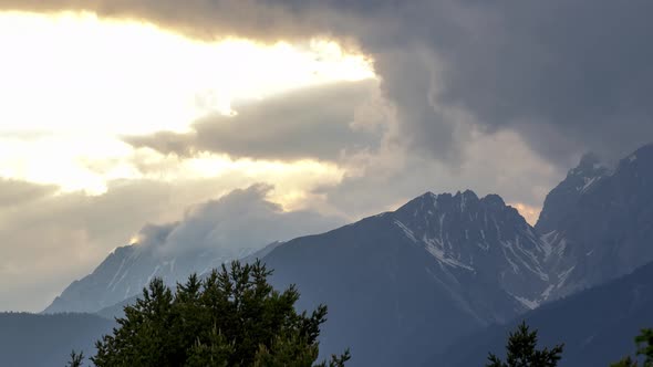 4K Timelapse at Mosern, Tyrol, Austria Valley03