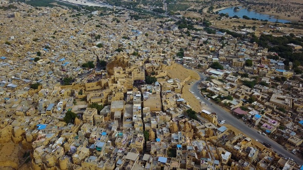 Jaisalmer, the Golden City of Rajasthan, India.