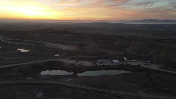 Panoramic View Construction Site