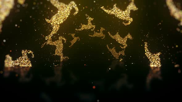 Golden Christmas Background alt