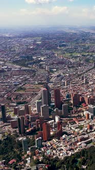 Bogota Colombia Vertical Footage