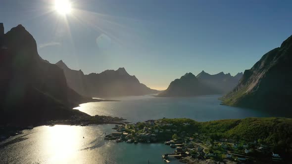 Reine Lofoten Is an Archipelago in the County of Nordland, Norway