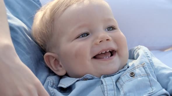 Close up of Adorable Boy