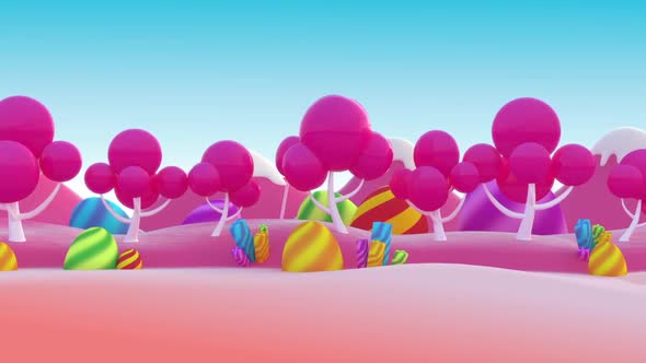 Candy Background Loop 3