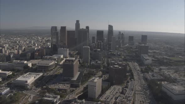 Epic LA Drone Shot