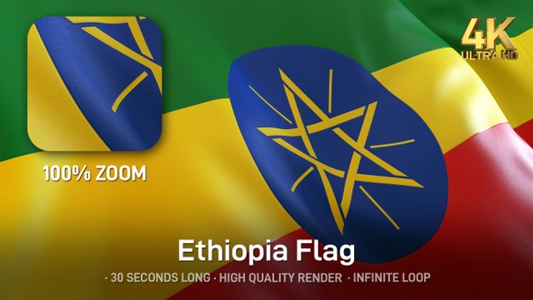 Ethiopia Flag - 4K