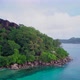 Beach at Seychelles aerial view - VideoHive Item for Sale