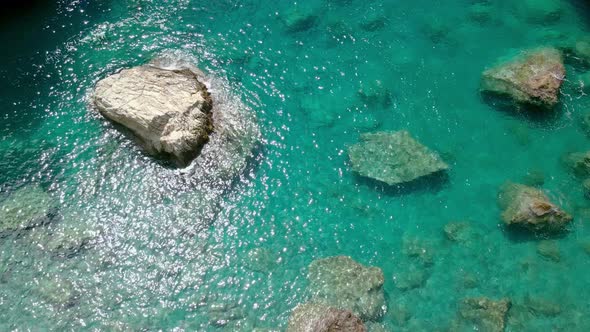 Cove on the Mediterranean Coast in Turkey