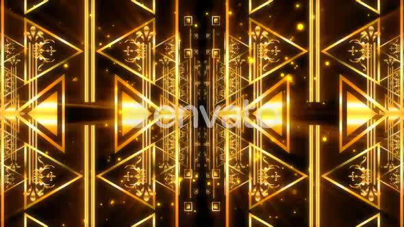 Gold Triangle Background