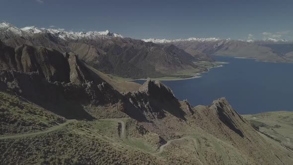 Southern Alps around Lake Hawea