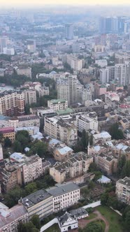 Kyiv Ukraine Aerial View of the City