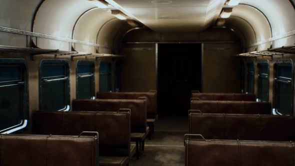 Interior of Old Soviet Electric Train