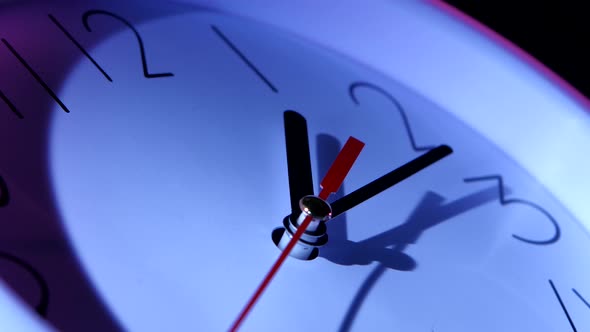 Isolated Office Clock on White Background