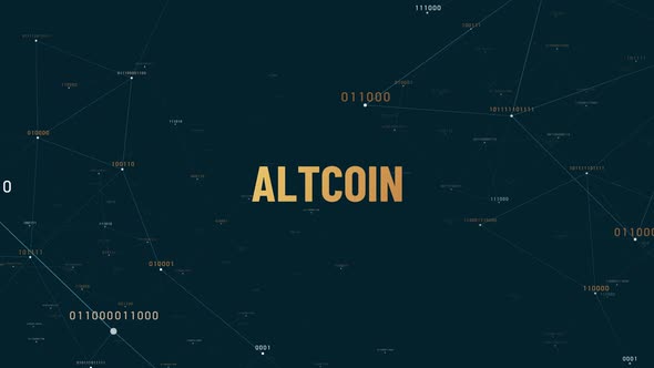 Altcoin Cryptocurrency Animation 4K