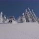 Downhill Skier- Amongst The Snow Covered Treetops - VideoHive Item for Sale