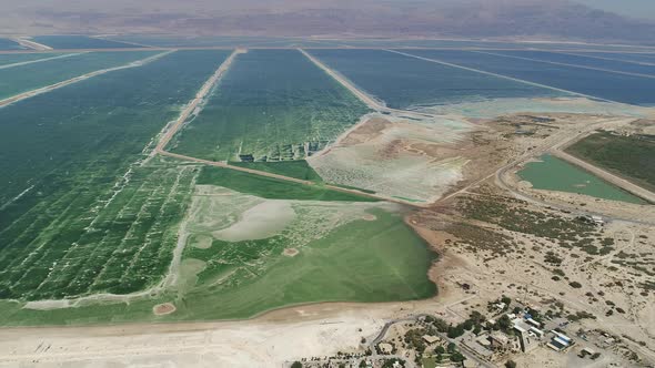 High angle of the Dead Sea